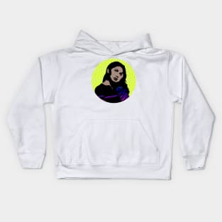 alessia cara style pop art Kids Hoodie